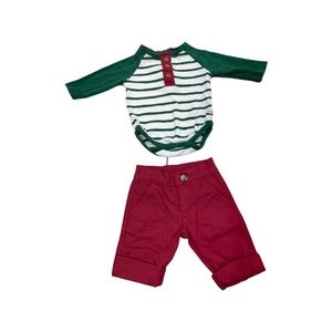 Rugged Butts Baby Boy Christmas Outfit